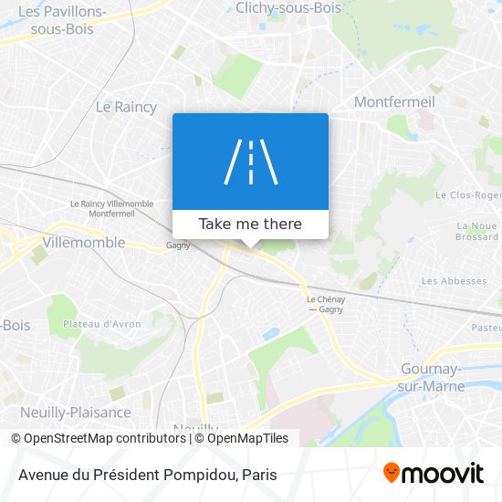 Avenue du Président Pompidou map