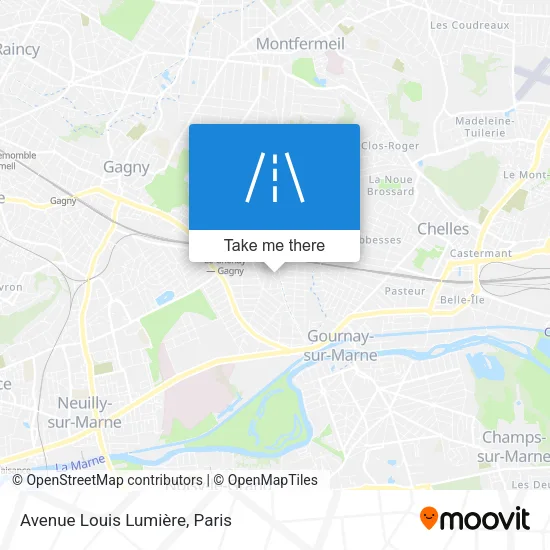Avenue Louis Lumière map
