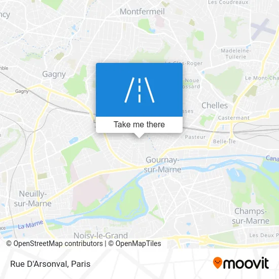 Rue D'Arsonval map