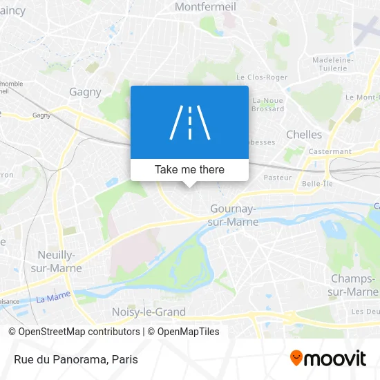 Rue du Panorama map