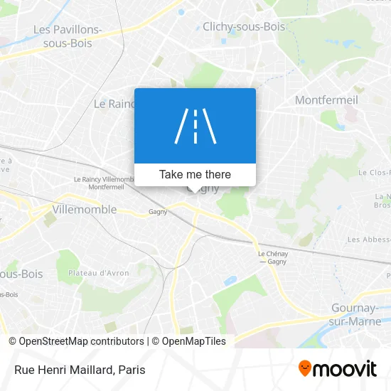 Rue Henri Maillard map