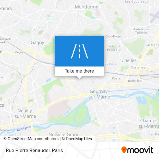 Rue Pierre Renaudel map