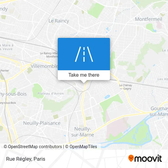 Rue Régley map