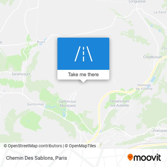 Chemin Des Sablons map