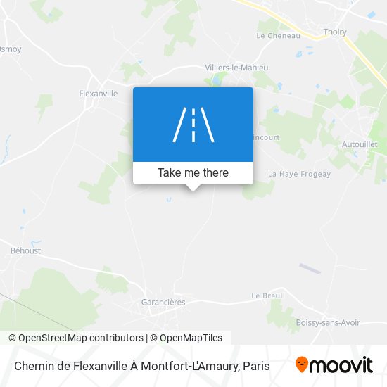 Chemin De Flexanville À Montfort-L'Amaury map