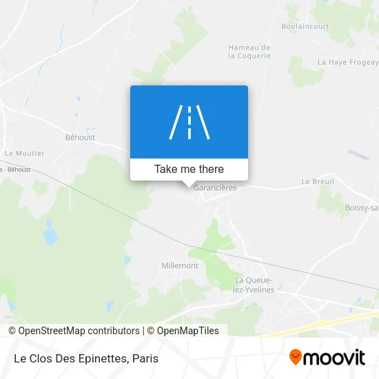Le Clos Des Epinettes map