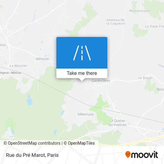 Rue du Pré Marot map