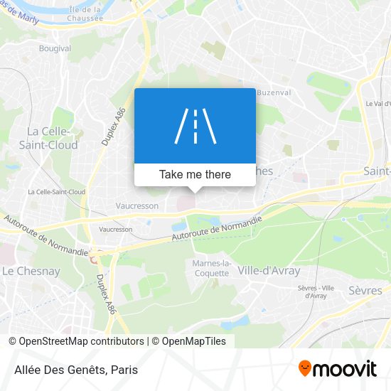 Allée Des Genêts map