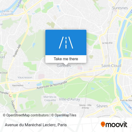 Avenue du Maréchal Leclerc map