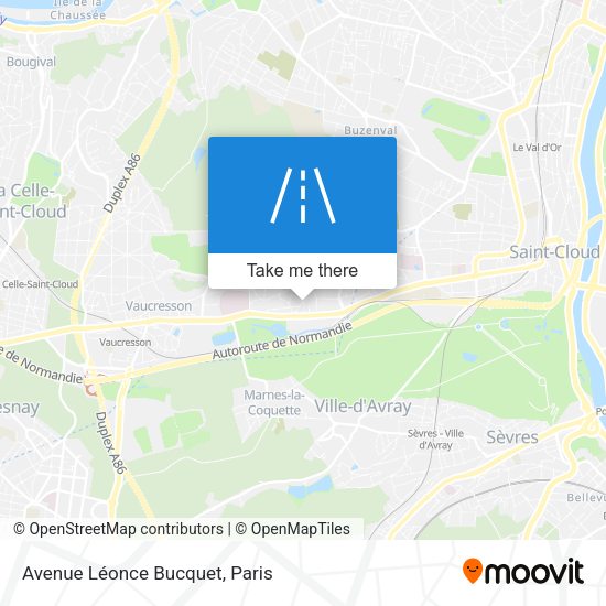 Avenue Léonce Bucquet map