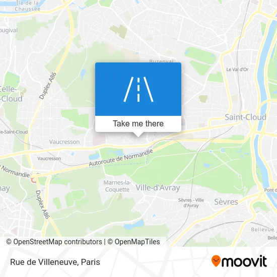 Rue de Villeneuve map