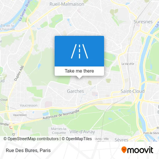 Rue Des Bures map