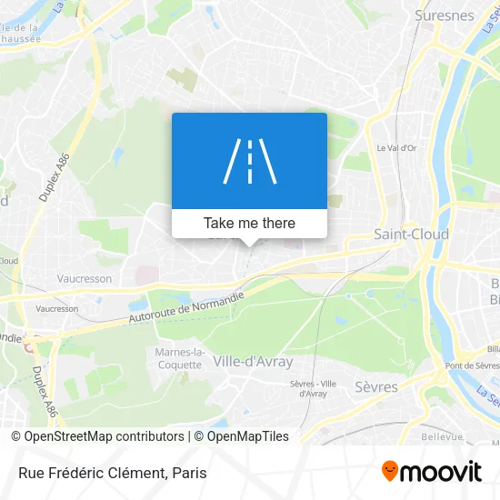 Rue Frédéric Clément map