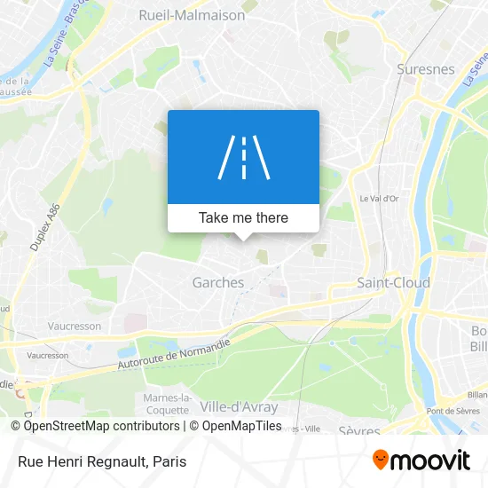 Rue Henri Regnault map