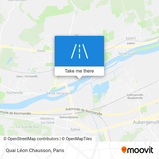 Quai Léon Chausson map
