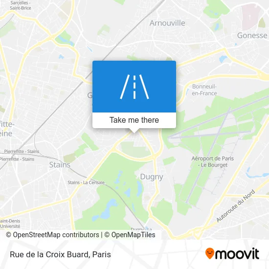 Rue de la Croix Buard map