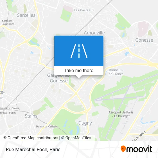 Rue Maréchal Foch map