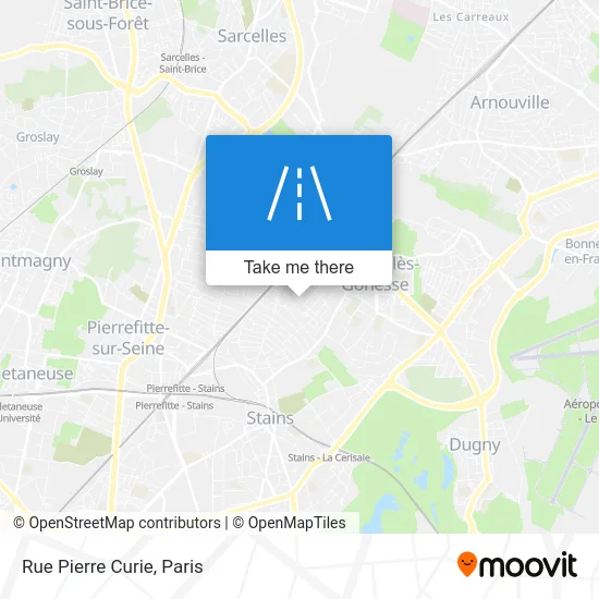 Rue Pierre Curie map