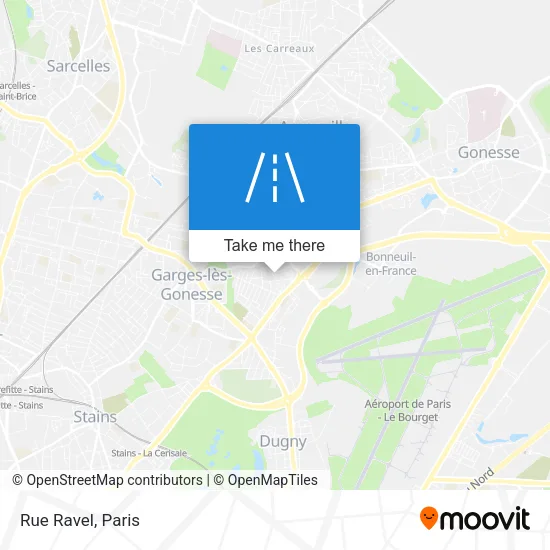 Rue Ravel map