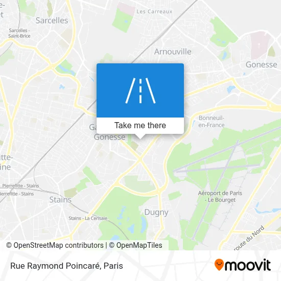 Rue Raymond Poincaré map
