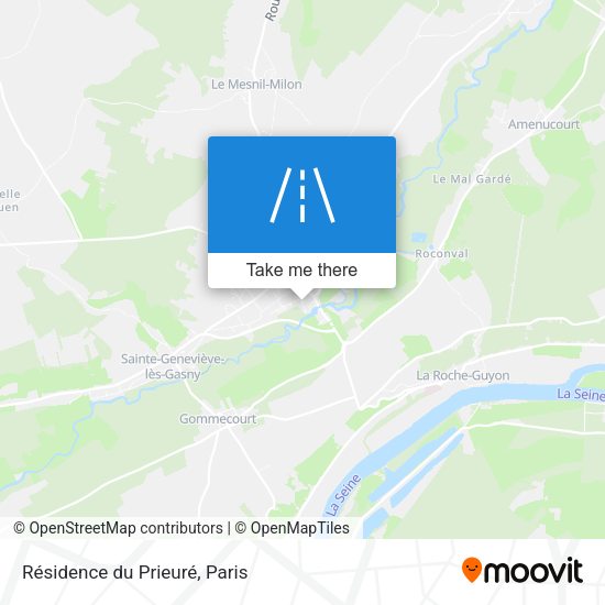 Résidence Du Prieuré map