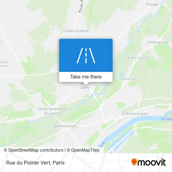 Rue Du Poirier Vert map