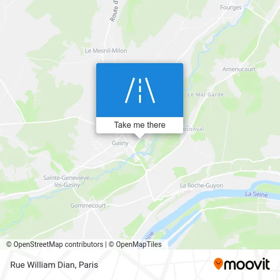 Rue William Dian map