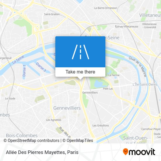 Allée Des Pierres Mayettes map