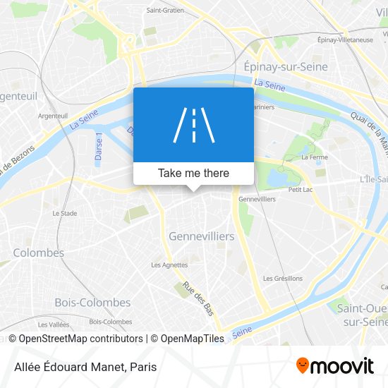 Allée Édouard Manet map