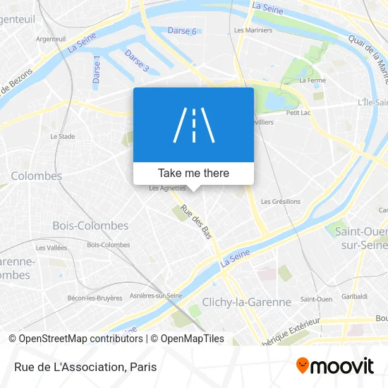 Rue de L'Association map