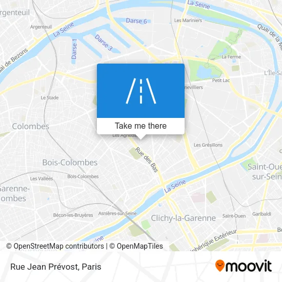 Rue Jean Prévost map