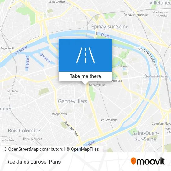 Rue Jules Larose map