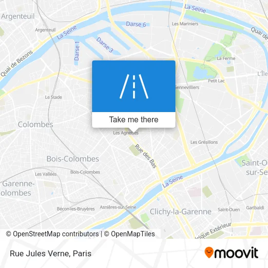 Rue Jules Verne map