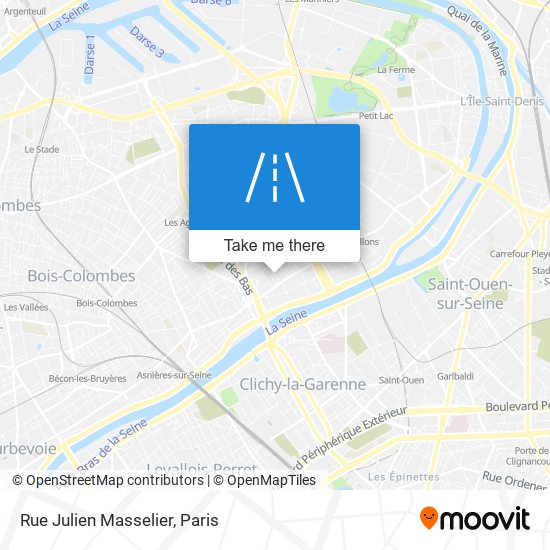 Rue Julien Masselier map