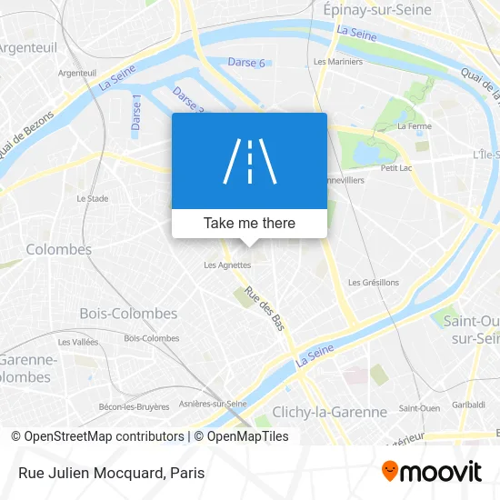 Rue Julien Mocquard map