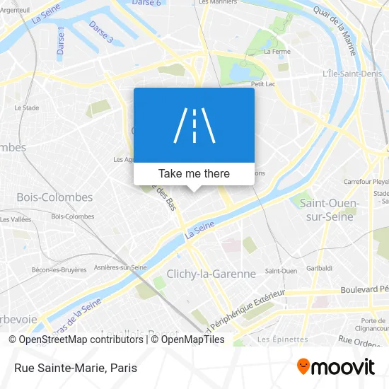 Rue Sainte-Marie map