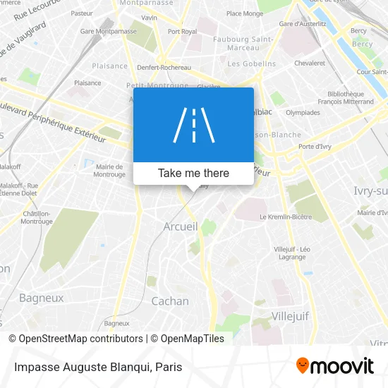 Impasse Auguste Blanqui map