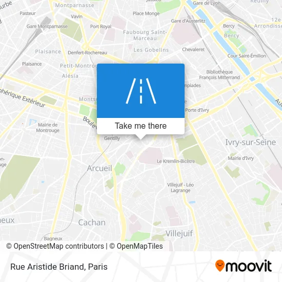 Rue Aristide Briand map