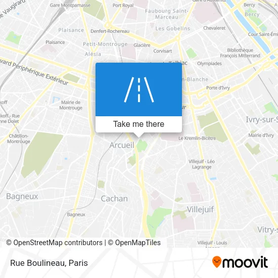 Rue Boulineau map