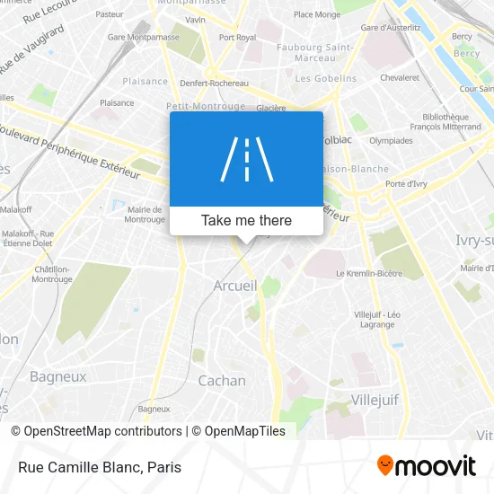 Rue Camille Blanc map