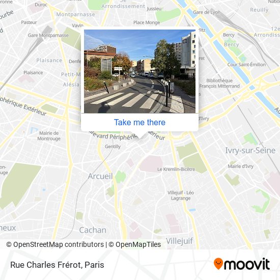 Mapa Rue Charles Frérot