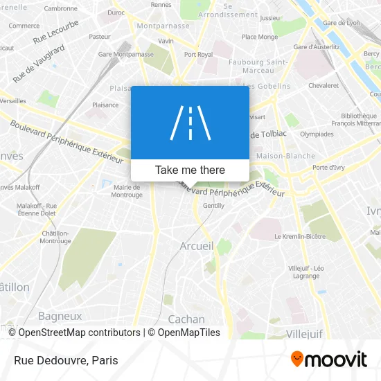 Rue Dedouvre map
