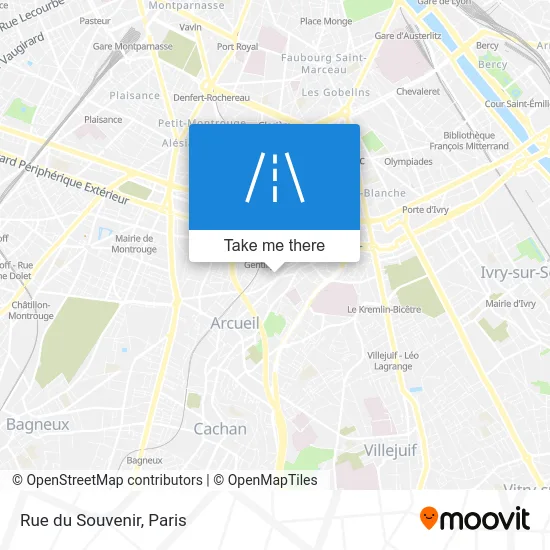 Rue du Souvenir map