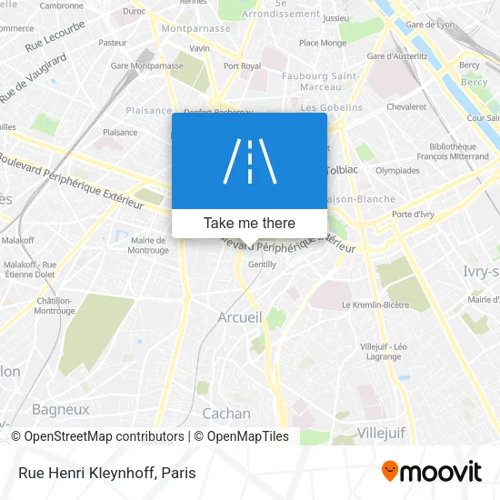 Rue Henri Kleynhoff map