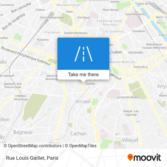 Rue Louis Gaillet map