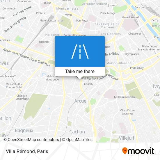 Villa Rémond map