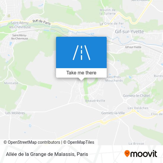 Allée de la Grange de Malassis map