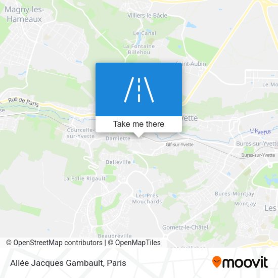 Allée Jacques Gambault map