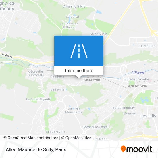Allée Maurice de Sully map