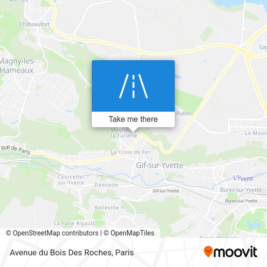 Avenue du Bois Des Roches map